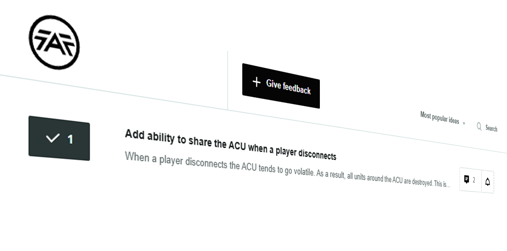 An image representing a suggestion forum.