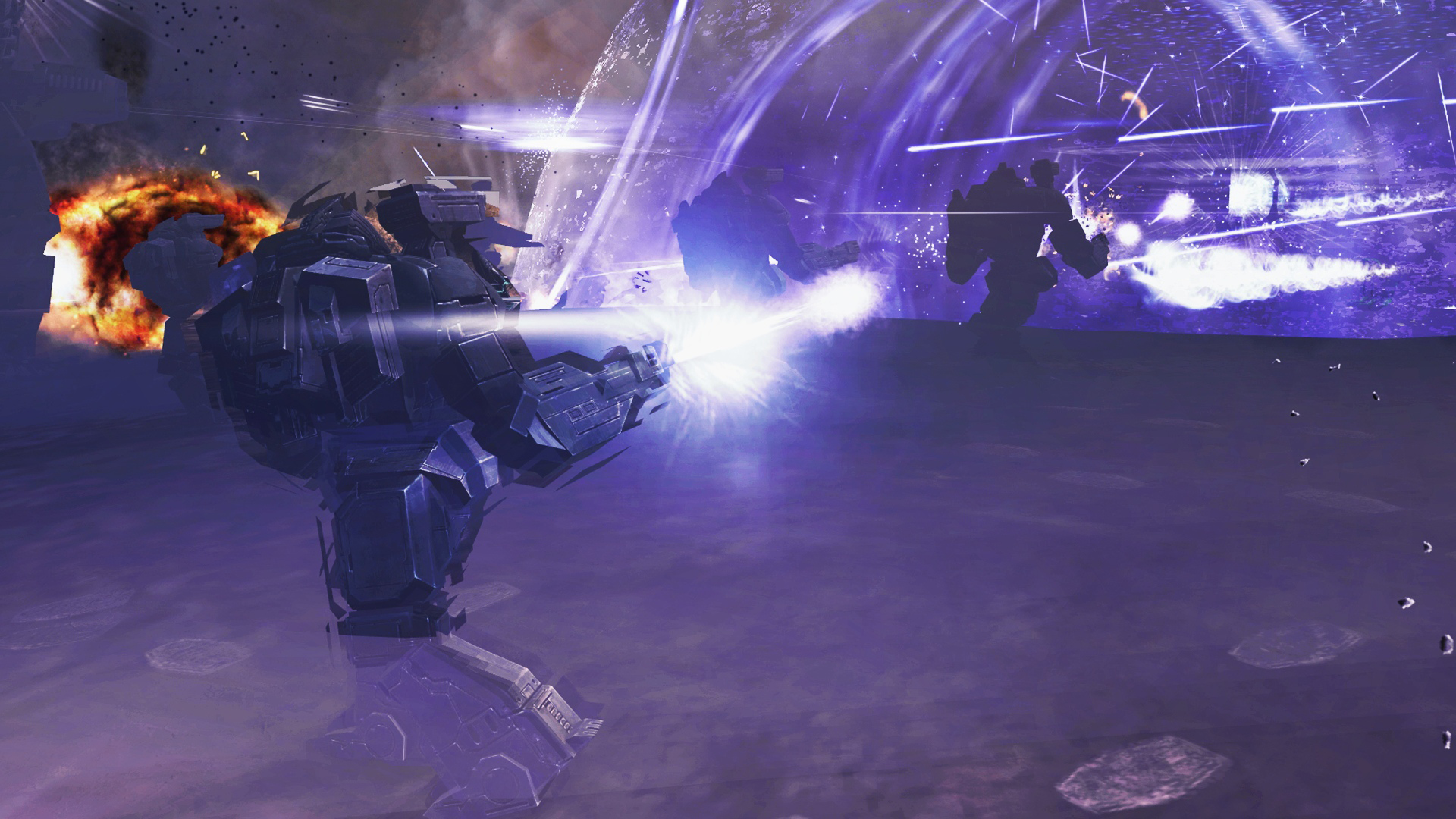 A siege of Cybran amphibious units against a Seraphim base.